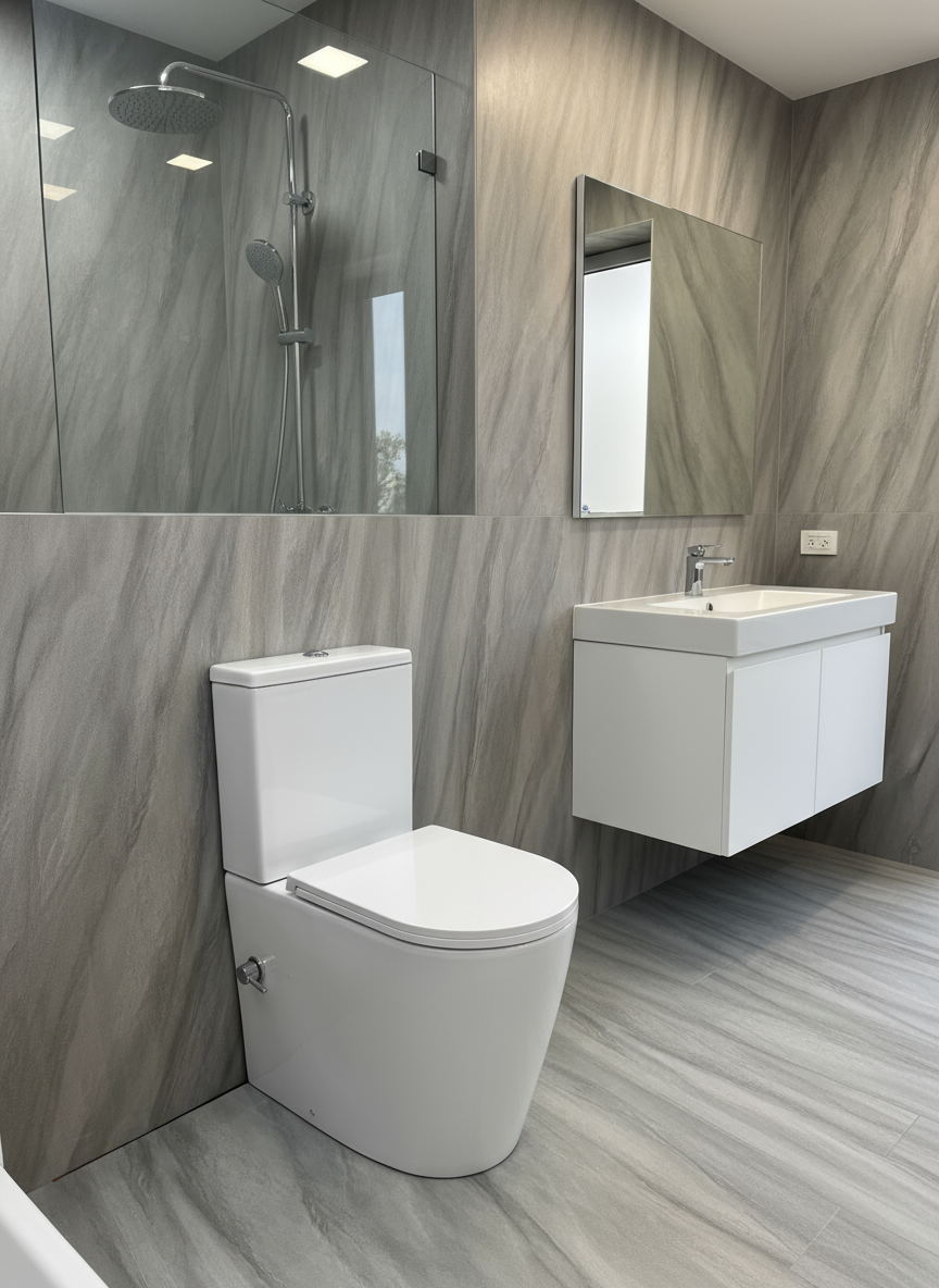 Novo Clinex Bidet Rimless hygienic Full back Toilet Pack