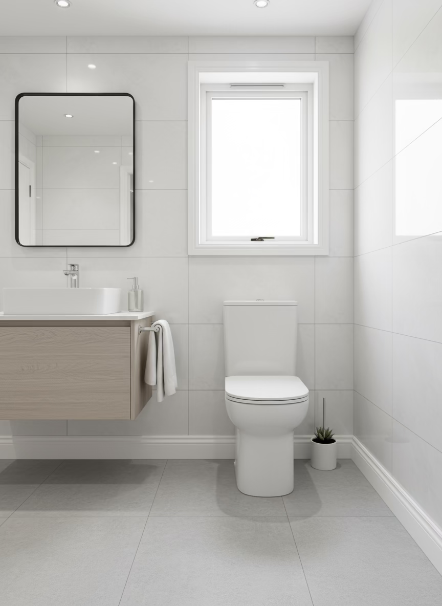 Novo Mora Comfort Height Rimless Fully back Toilet Pack