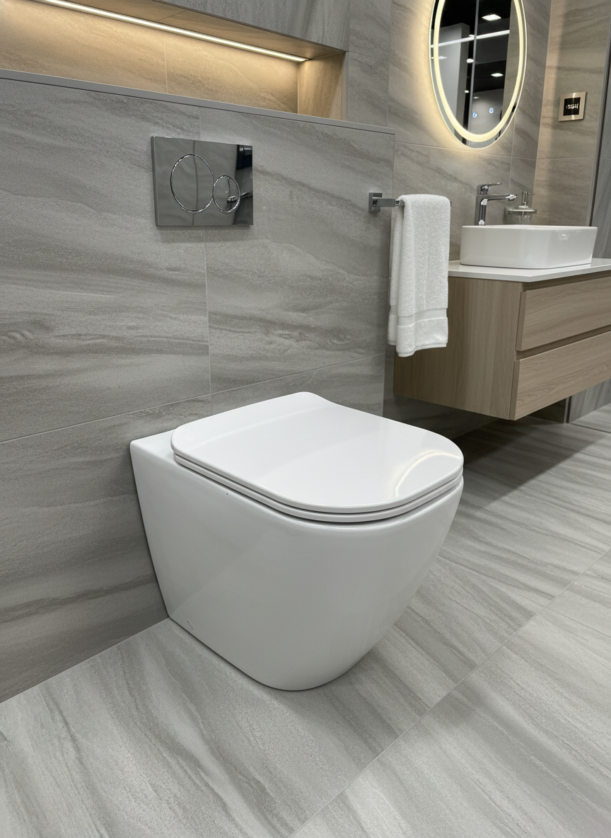 Novo Metronex Comfort Height Back To Wall Short & Soft Close Seat