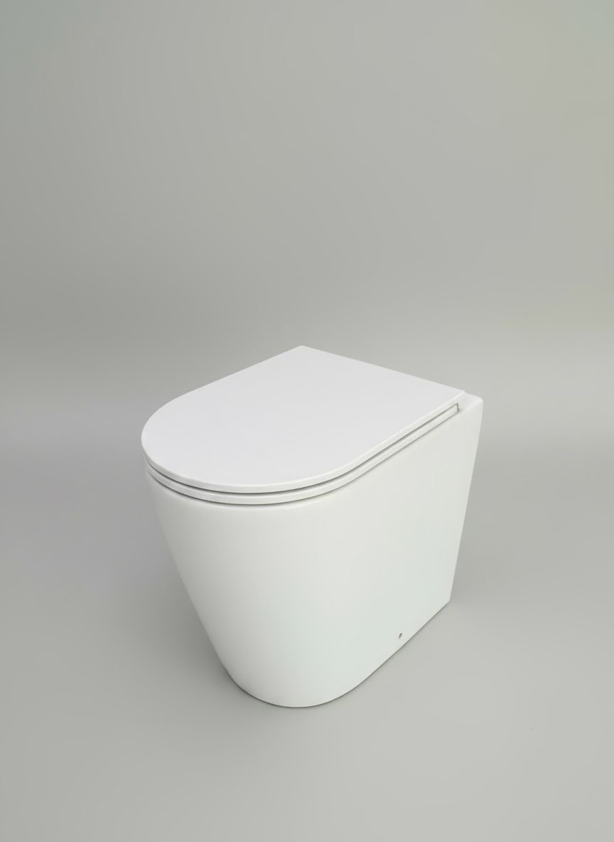 Novo Comfort Height Clinex Back To Wall Short & Soft Close Seat