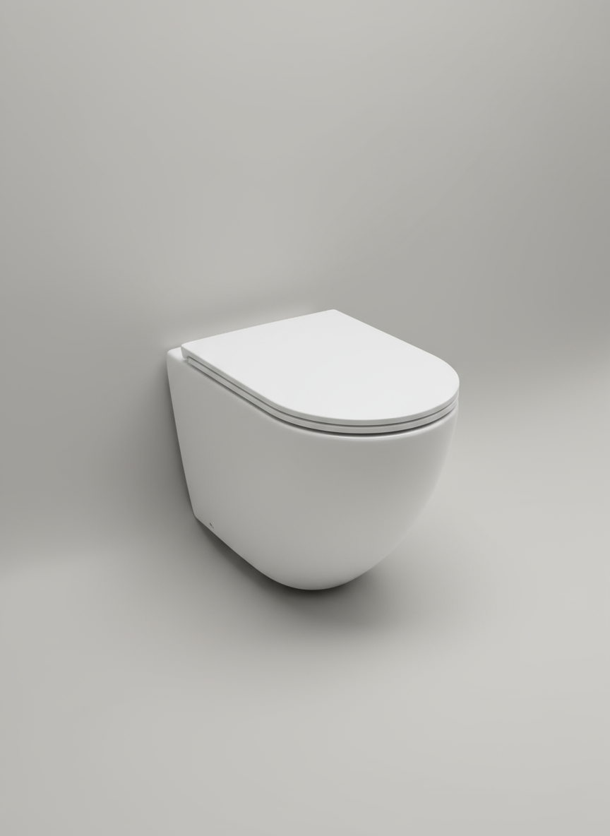 Novo Arta Comfort Height Back To Wall Short & Soft Close Seat