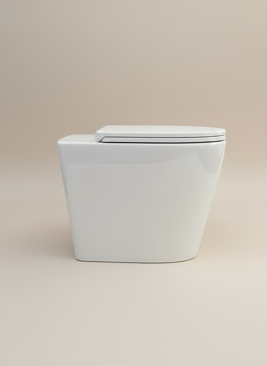 Novo Bidet Comfort Height Back To Wall Pan & Soft Close Seat