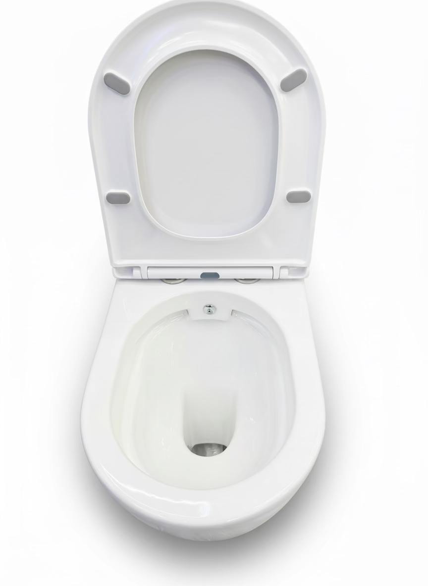 Novo Bidet Comfort Height Back To Wall Pan & Soft Close Seat