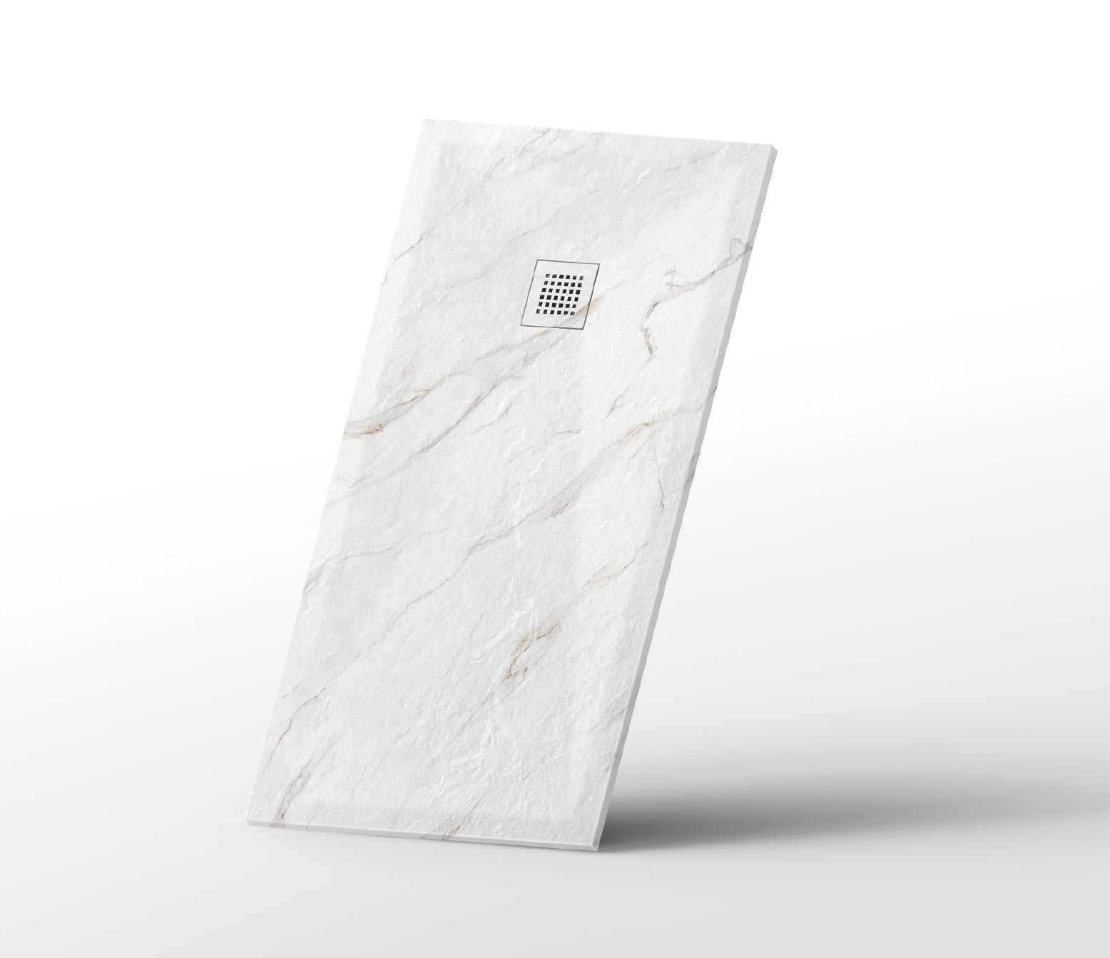 Novo 3D Marble Series 1200x800 Slate Stone 30mm Shower Tray with Waste System