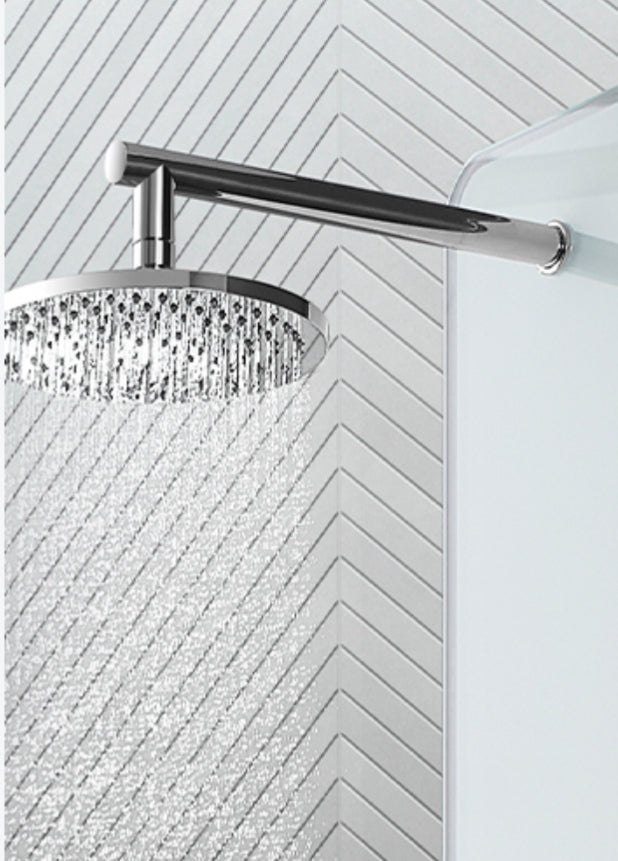 Novo Glass Aluminium Designer Thermostatic Column shower Pack