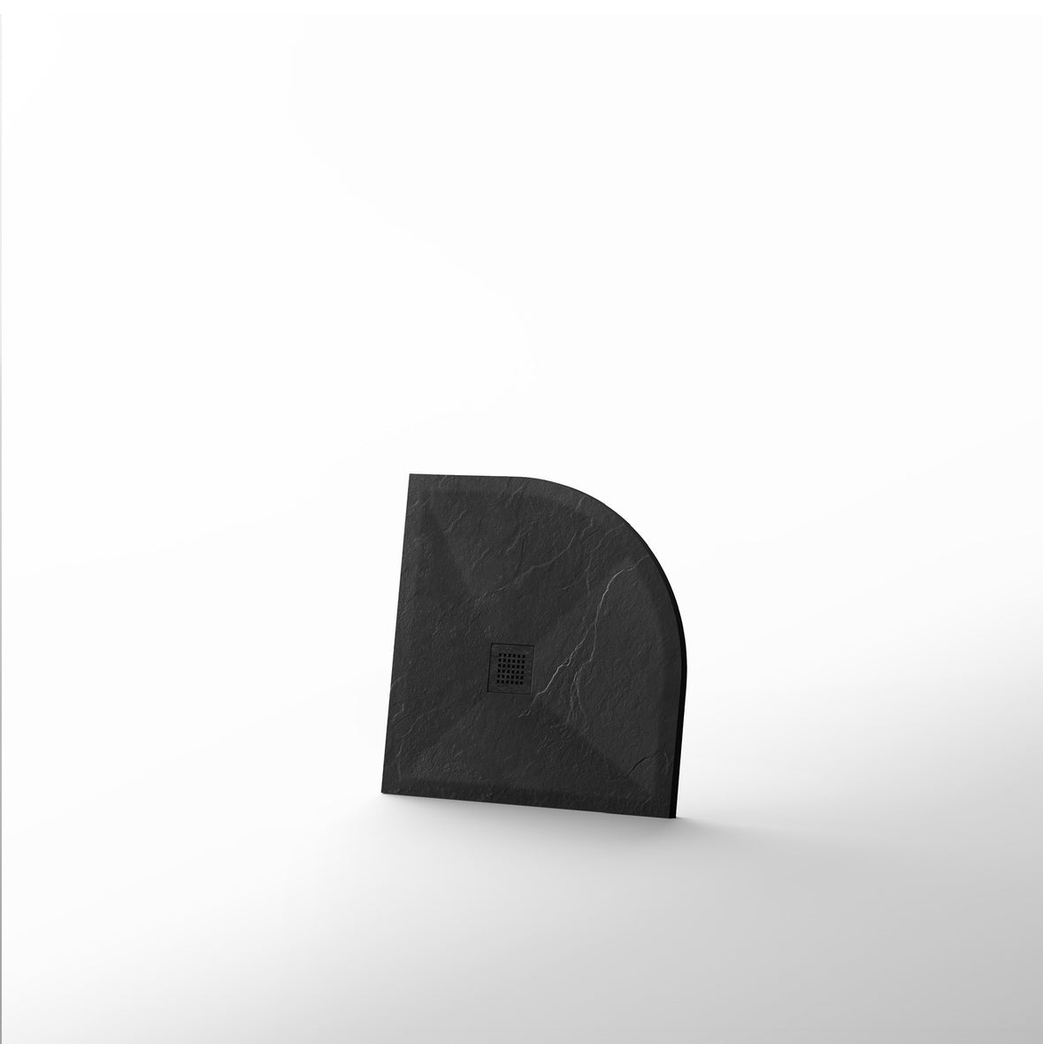 Novo FQ Series 900x900 Quadrant Slate Stone 25mm Shower Tray with Waste System