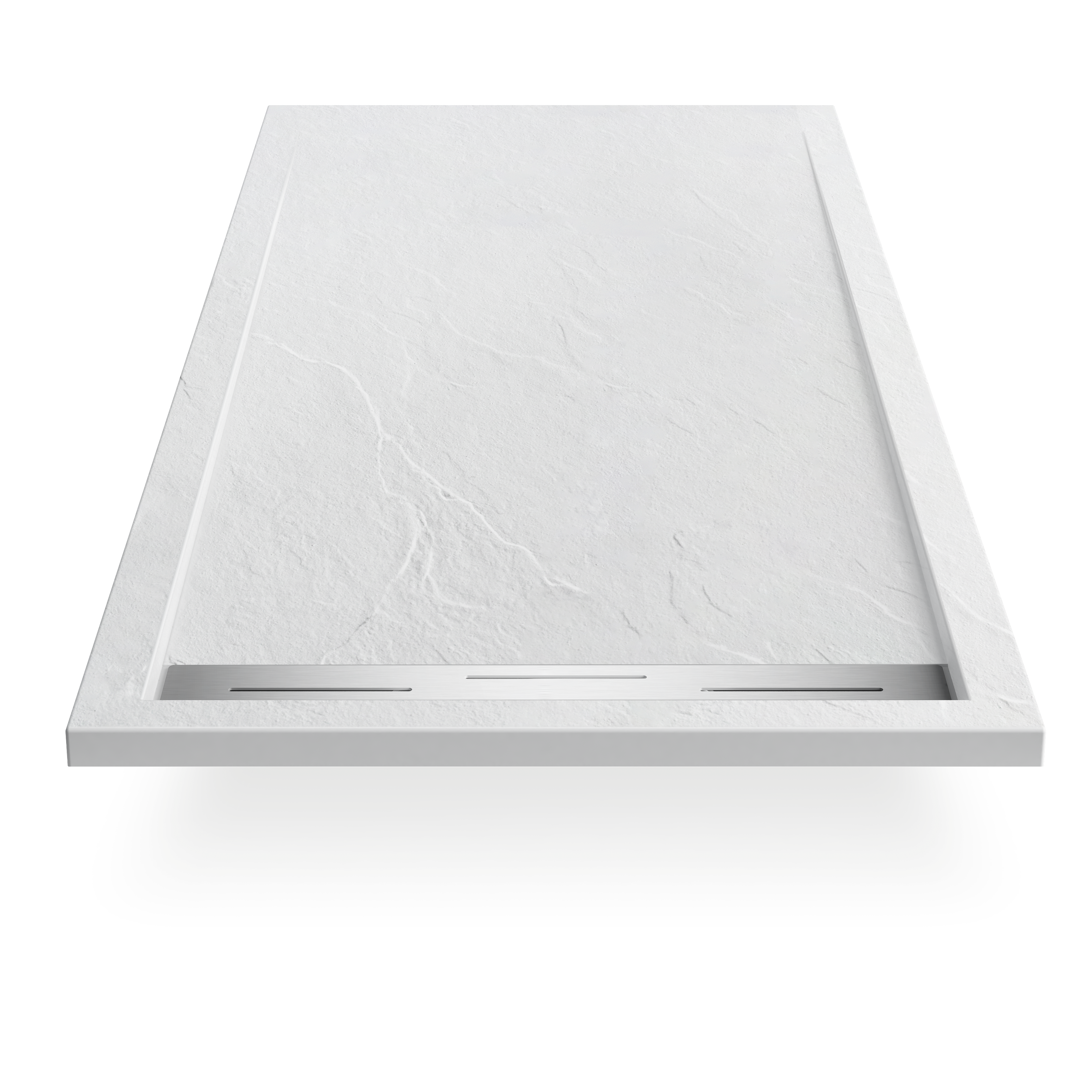 Novo Linear Slate Stone 25mm Shower Tray with Linear Waste System