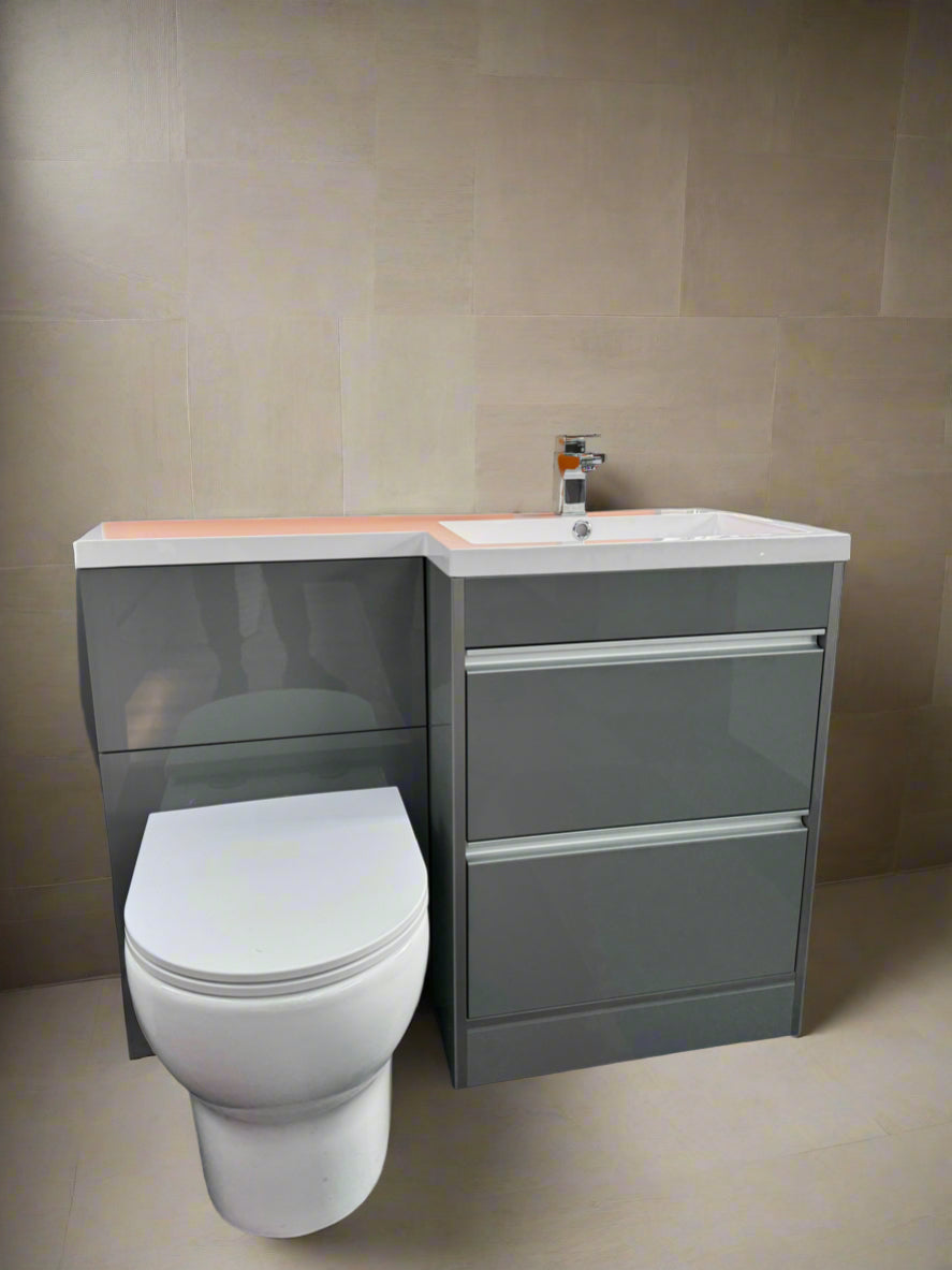 Novo 1100 Smoke Grey Furniture & BTW WC Pack