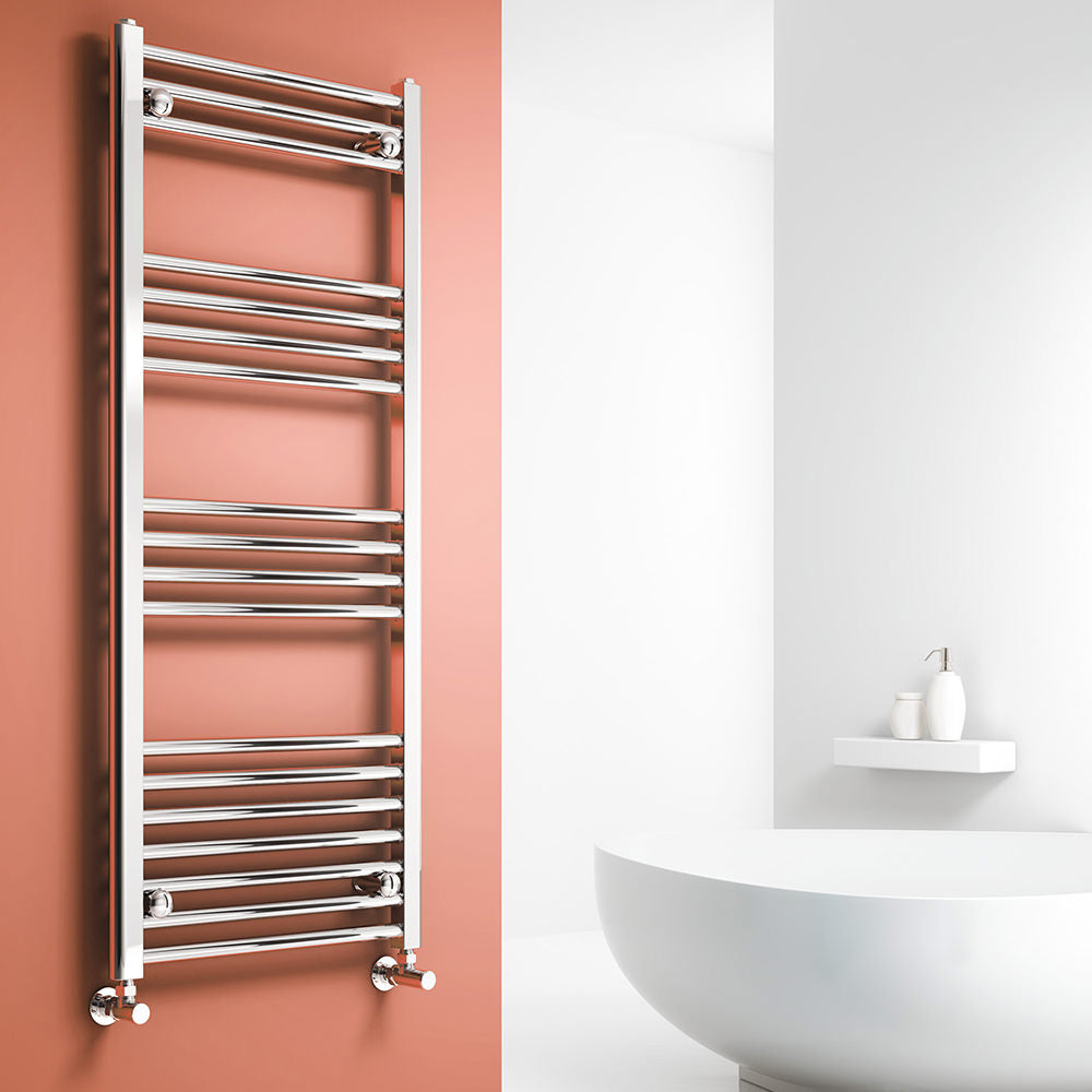 Reina Capo 500mm Wide Flat Steel Towel Rail