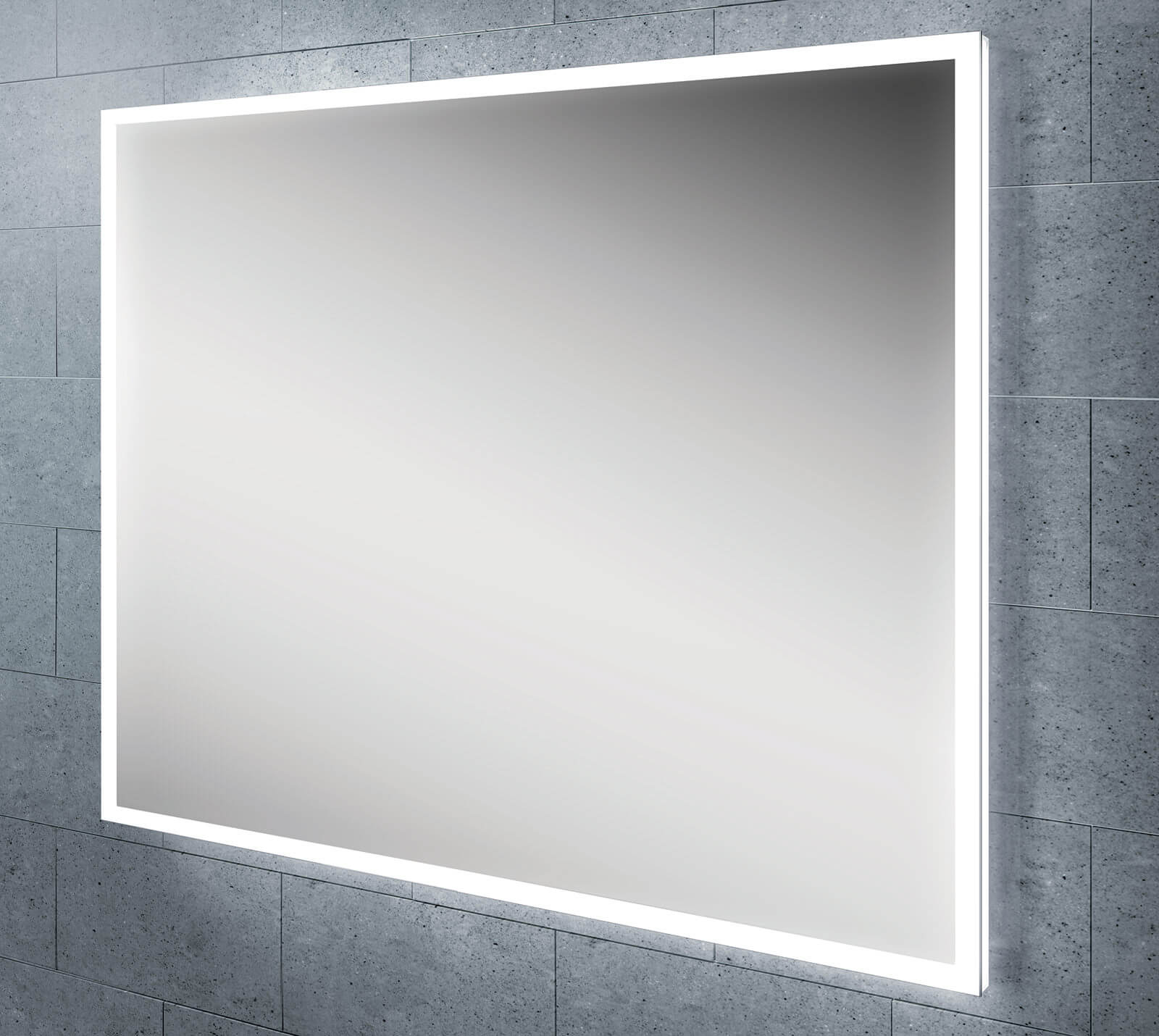 HIB Globe 50 Steam Free LED Mirror With Ambient Lighting 500 x 700mm