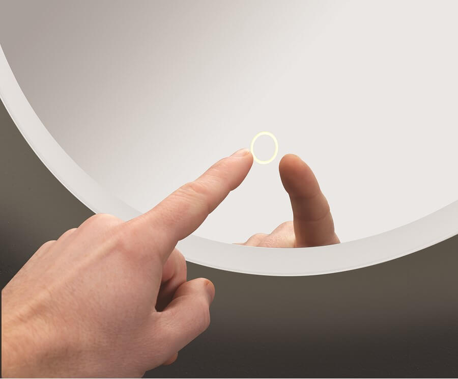 Crosswater Infinity LED Illuminated Round Mirror