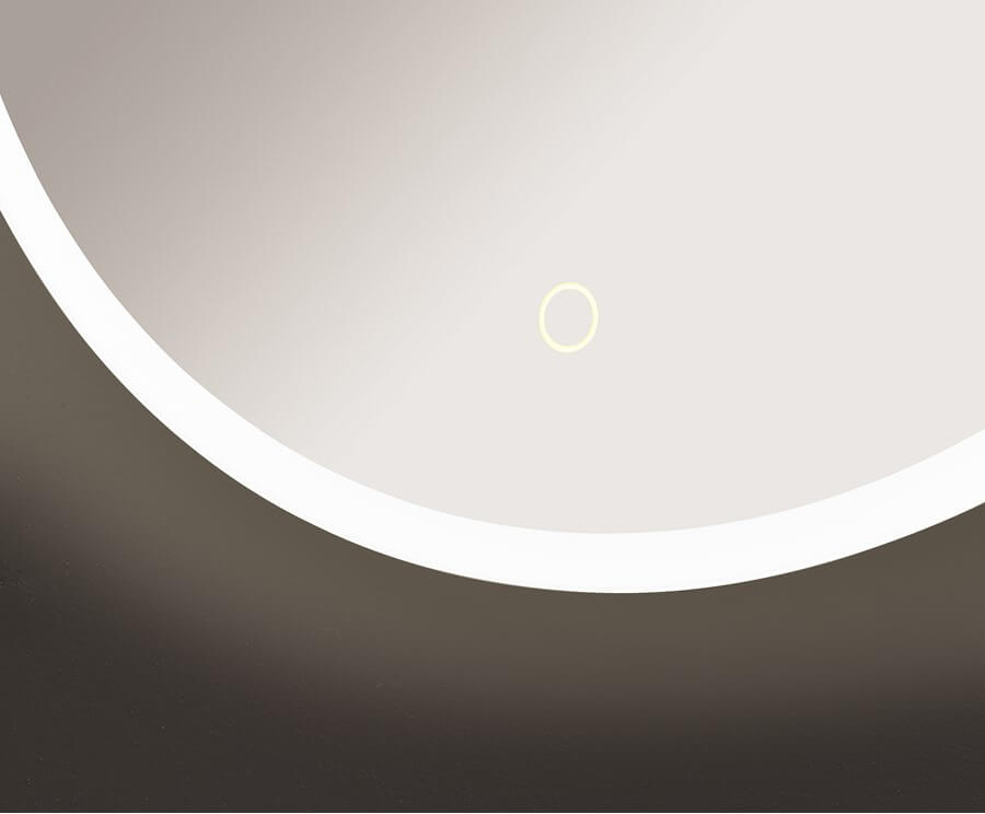 Crosswater Infinity LED Illuminated Round Mirror
