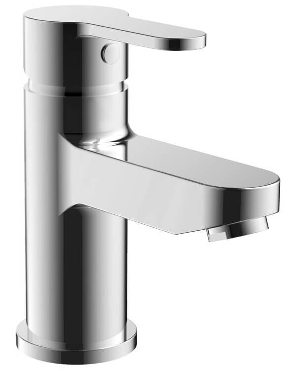 Viva Ethos Chrome Mono Basin Mixer Tap With Press Top Waste