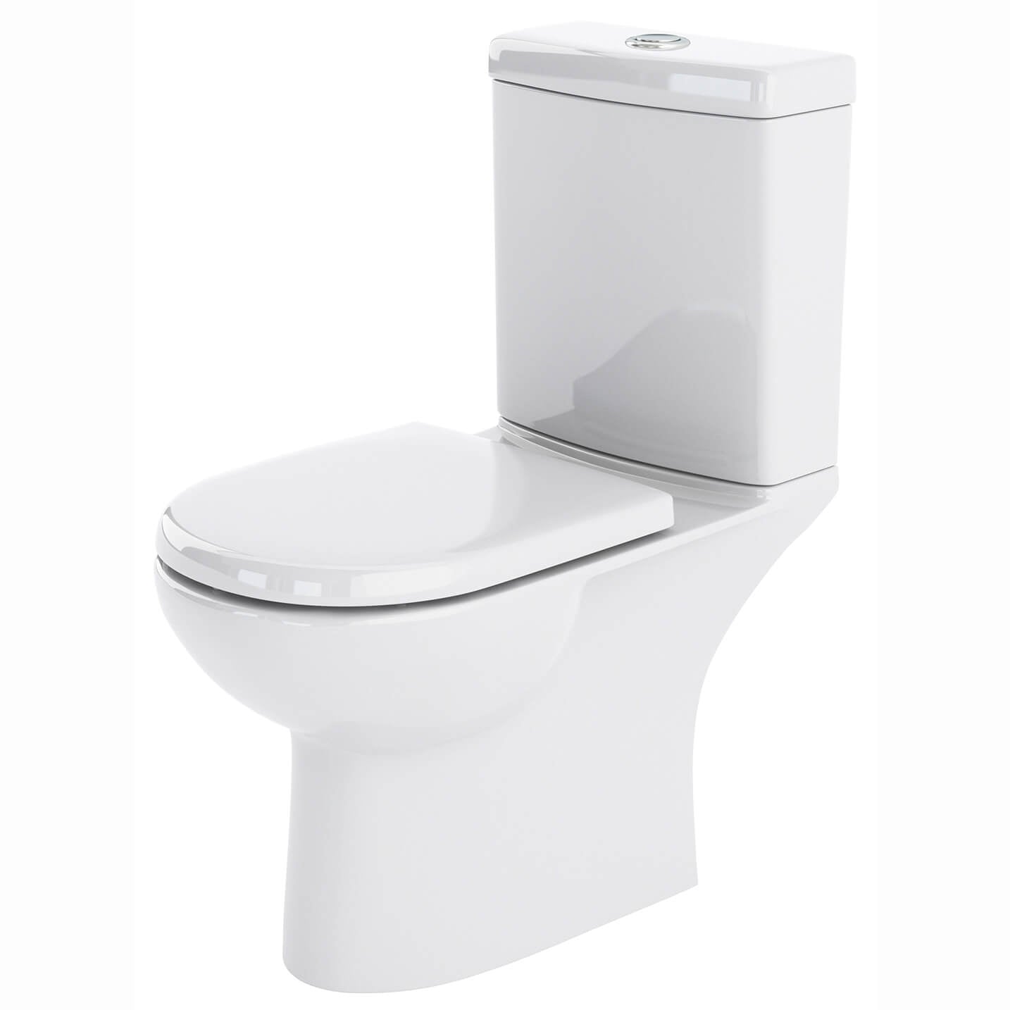 Nuie Lawton 625mm Compact Pan White With Cistern