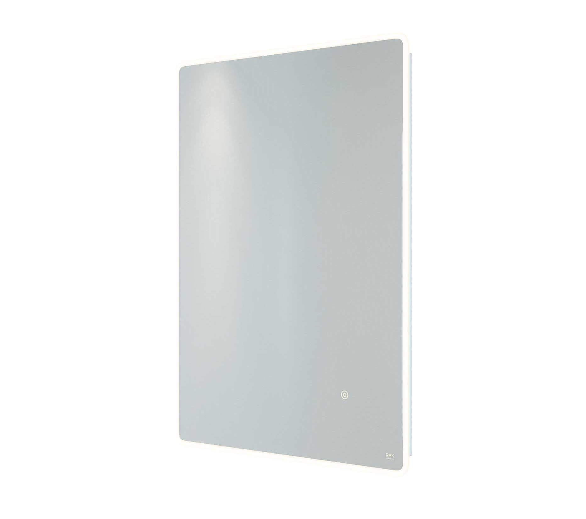 RAK Amethyst LED Illuminated Mirror With Demister Pad And Shaver Socket