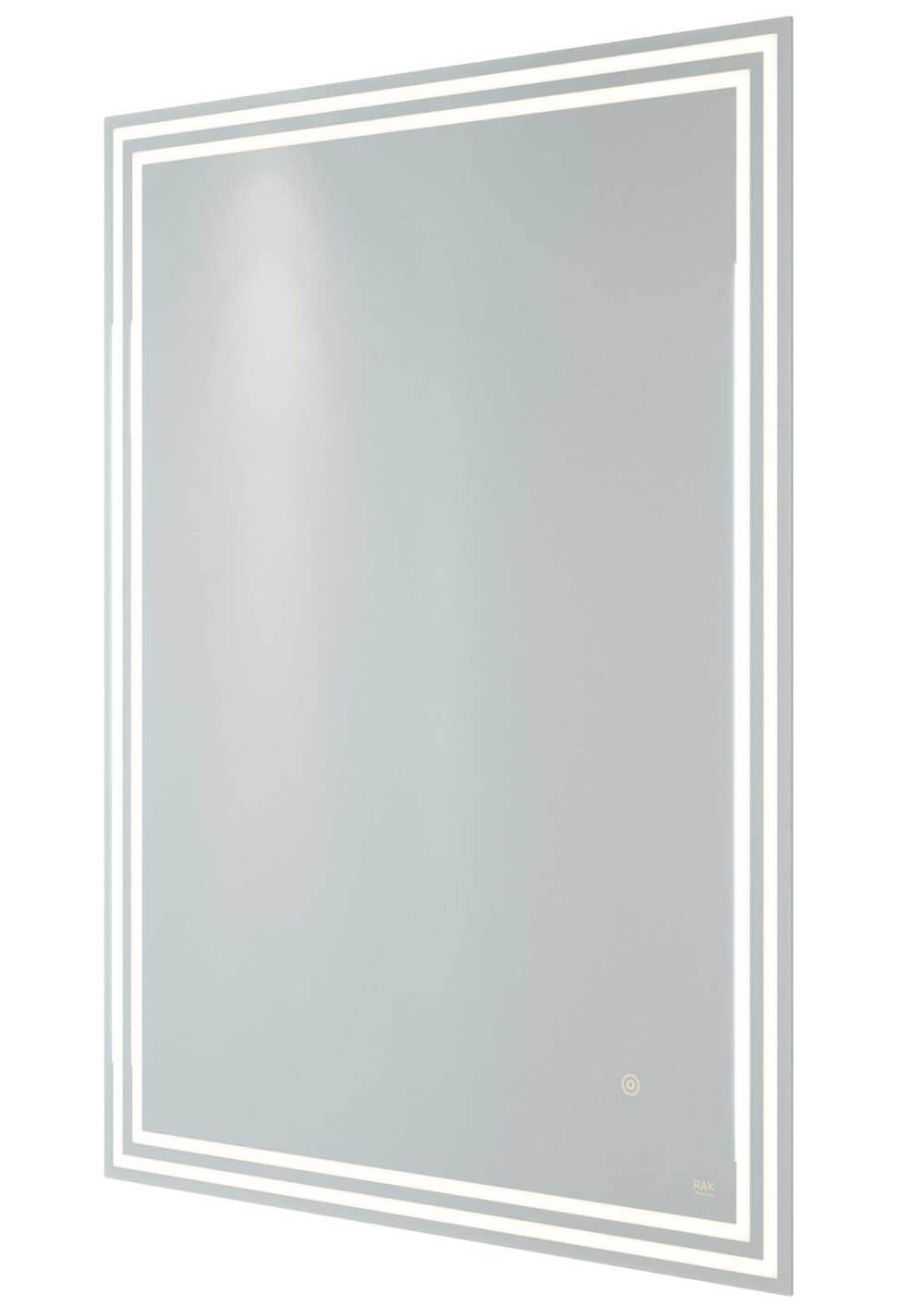 RAK Hermes 600 x 800mm LED Illuminated Portrait Mirror With Touch Sensor Switch