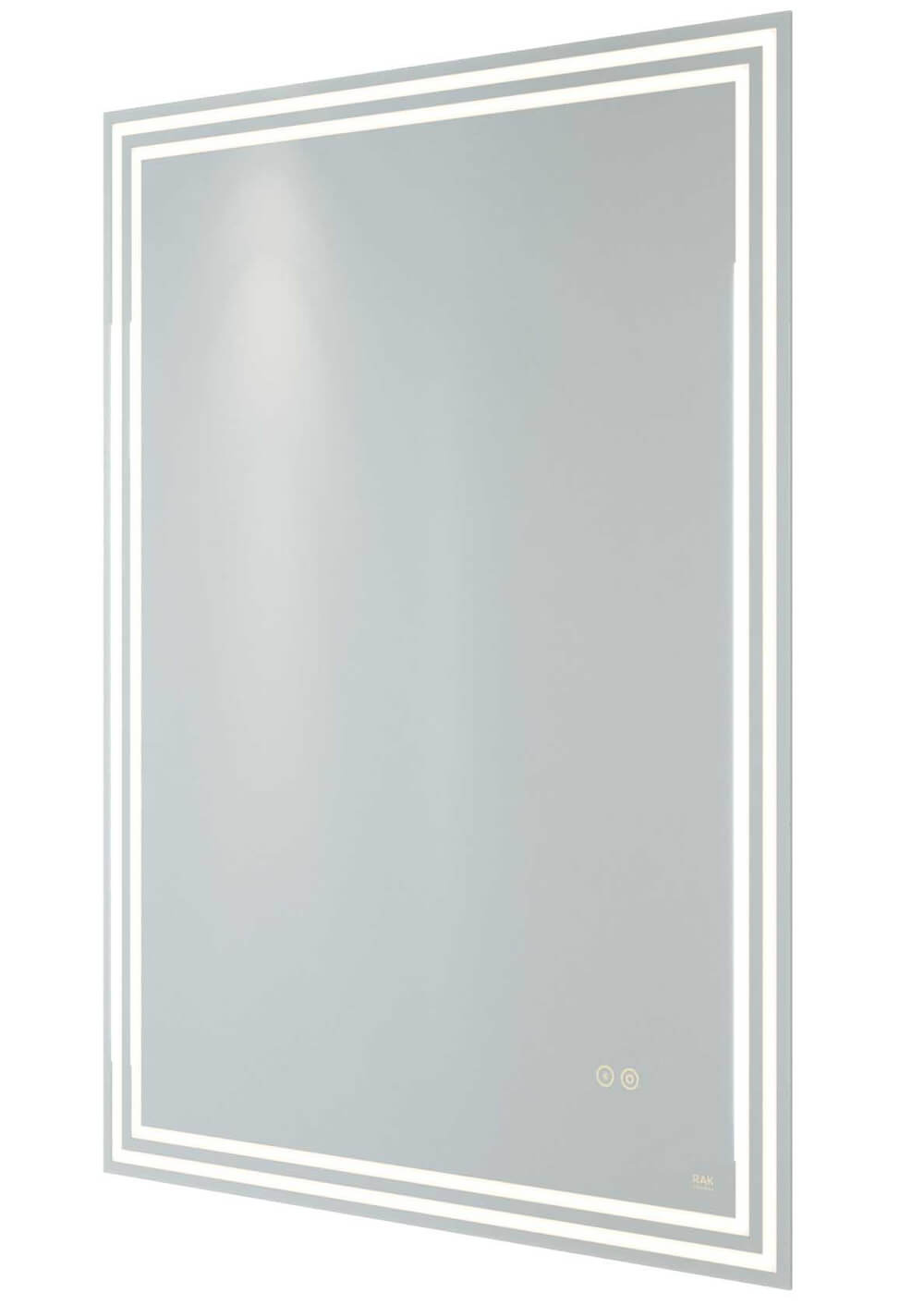 RAK Hermes 600 x 800mm LED Illuminated Portrait Mirror With Touch Sensor Switch
