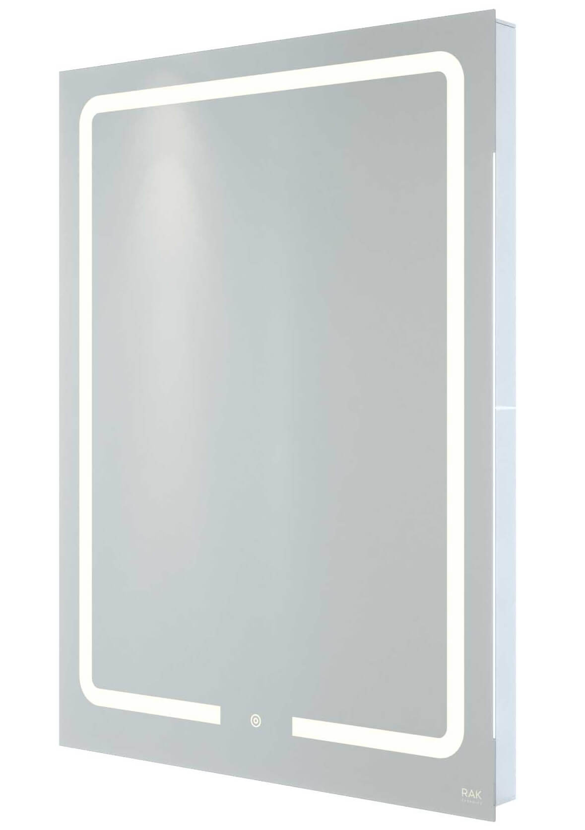 RAK Pegasus 600 x 800mm LED Illuminated Portrait Mirror With Touch Sensor Switch