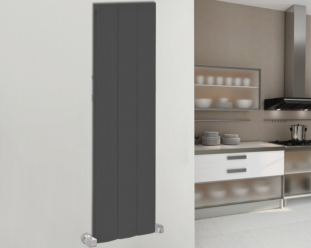 Tivolis Lugo 1800mm High Double Panel Vertical Aluminium Radiator