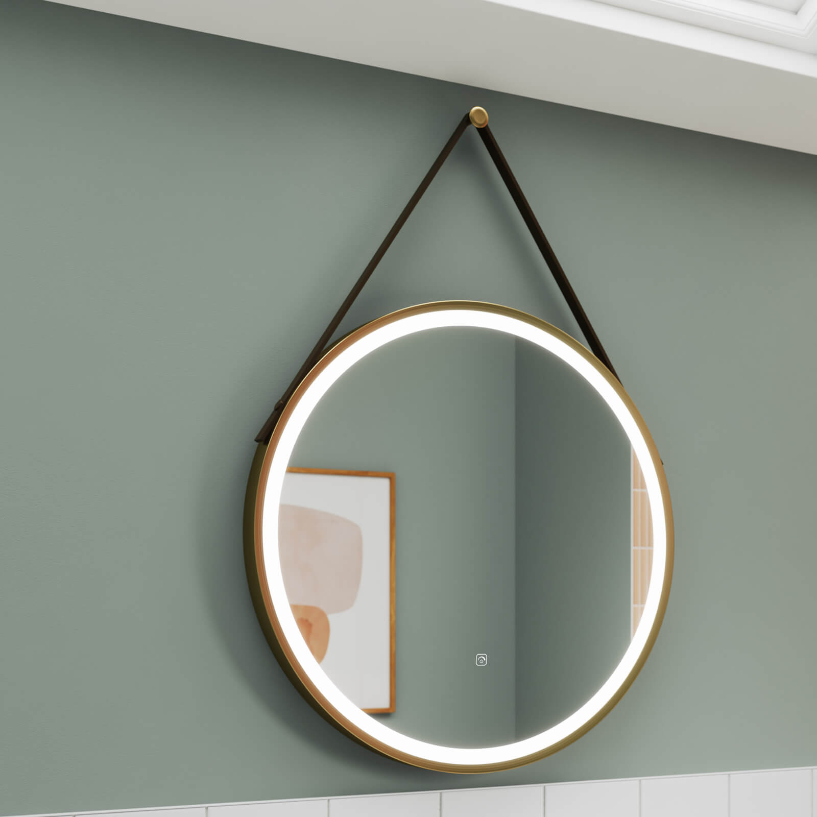 Hudson Reed Salana Round Illuminated LED Mirror