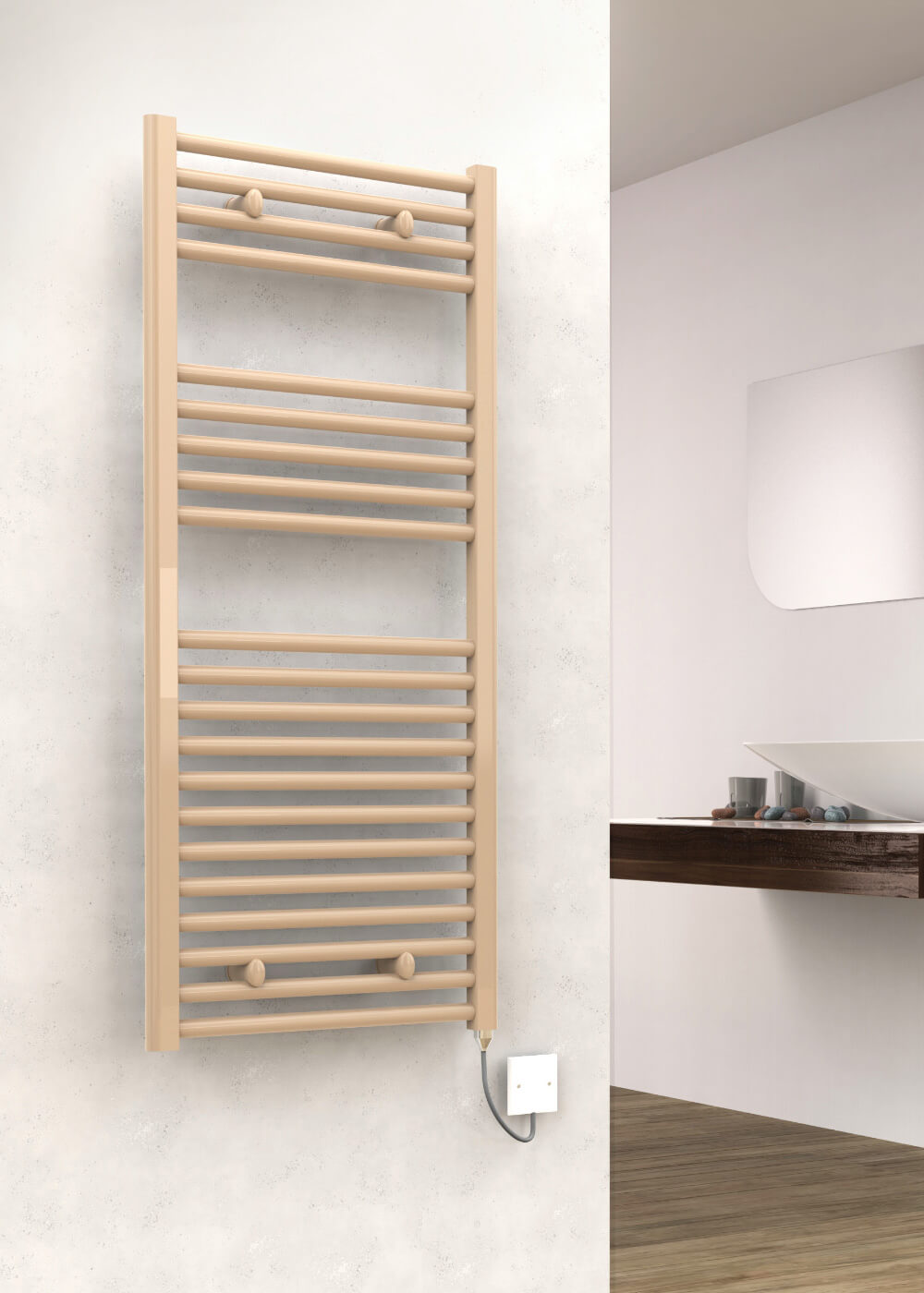 Reina Diva 500mm Wide Flat Towel Rail