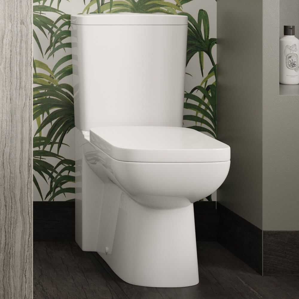 Hudson Reed Arlo Closed Coupled WC Pan With Cistern And Soft-Close Seat