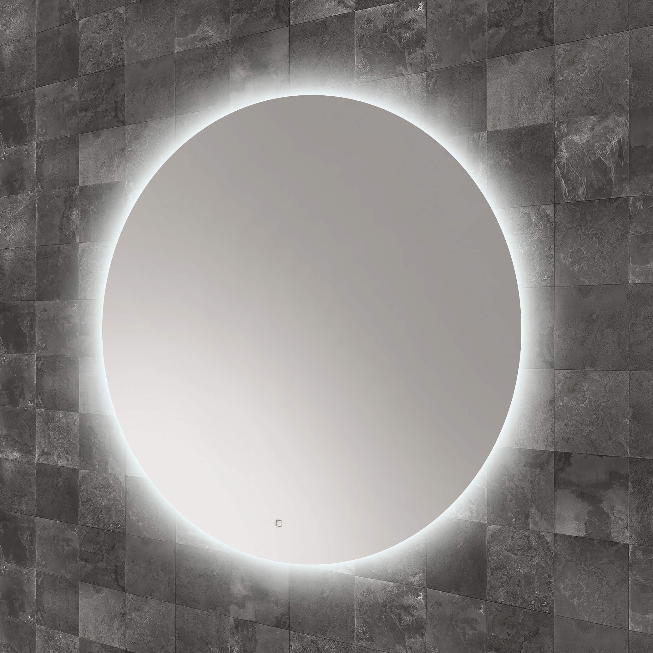 HIB Theme 60 LED Illuminated Round Mirror