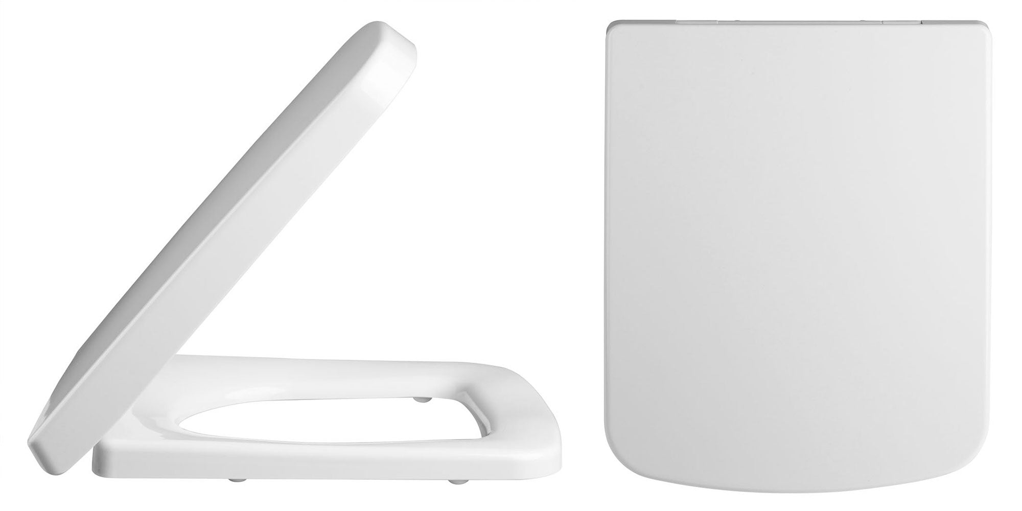 Nuie Ambrose 380mm Compact Semi Flush To Wall Pan With Cistern And Seat