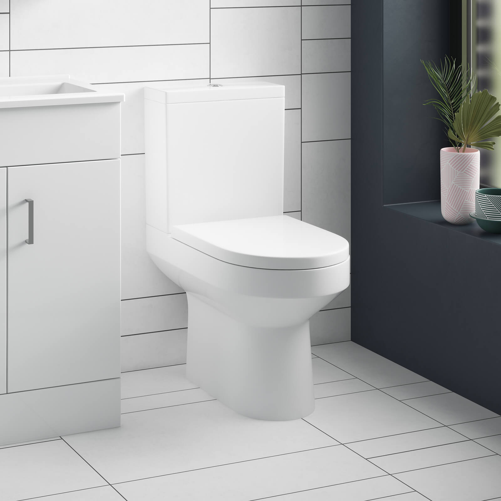 Nuie Harmony Semi Flush To Wall Pan And Cistern