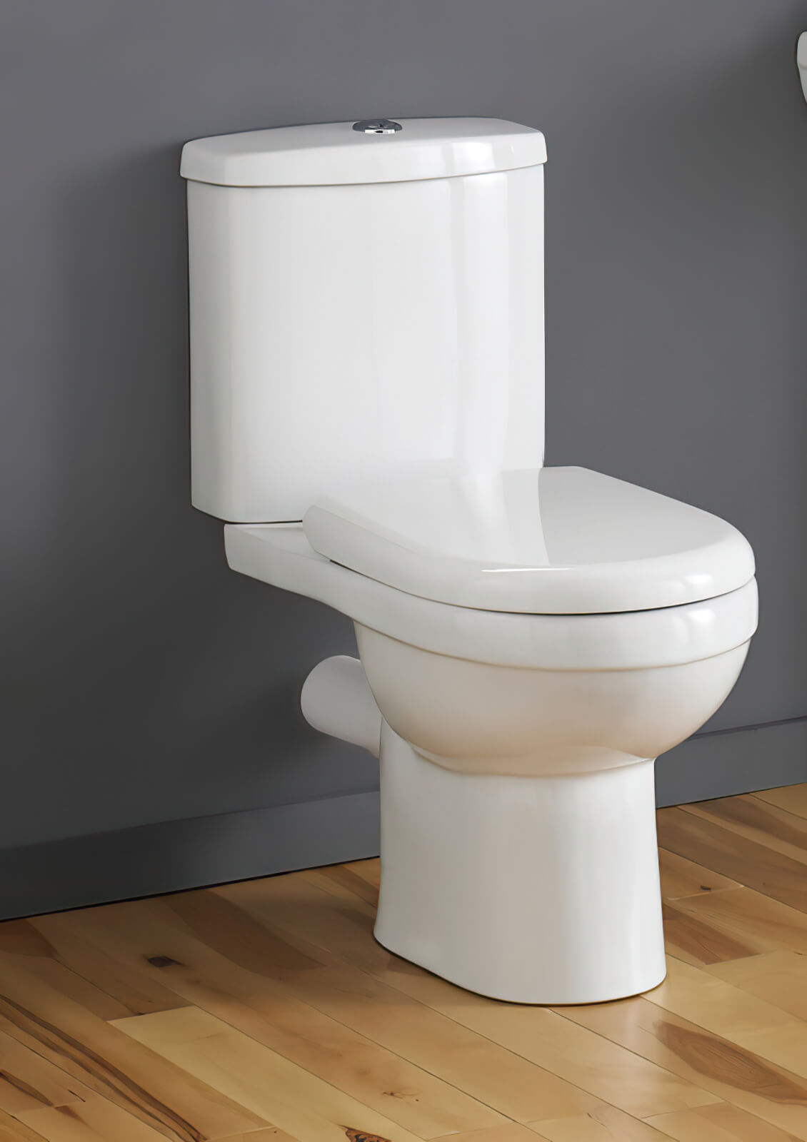 Nuie Ivo 370 x 650mm Close Coupled White WC Set