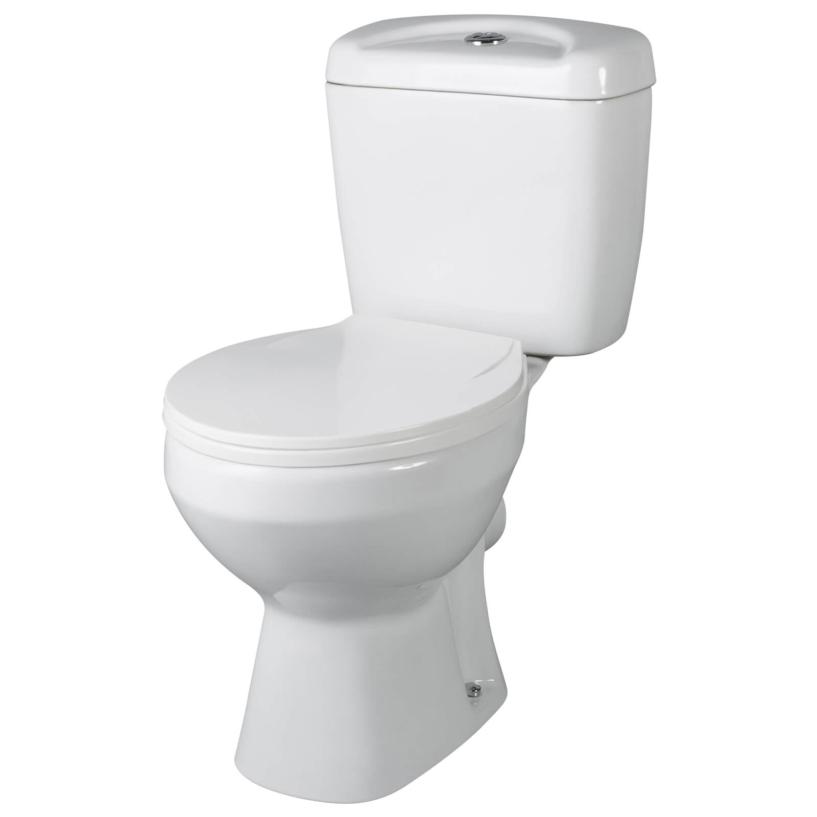 Nuie Melbourne 382 x 635mm Close Coupled White WC Set