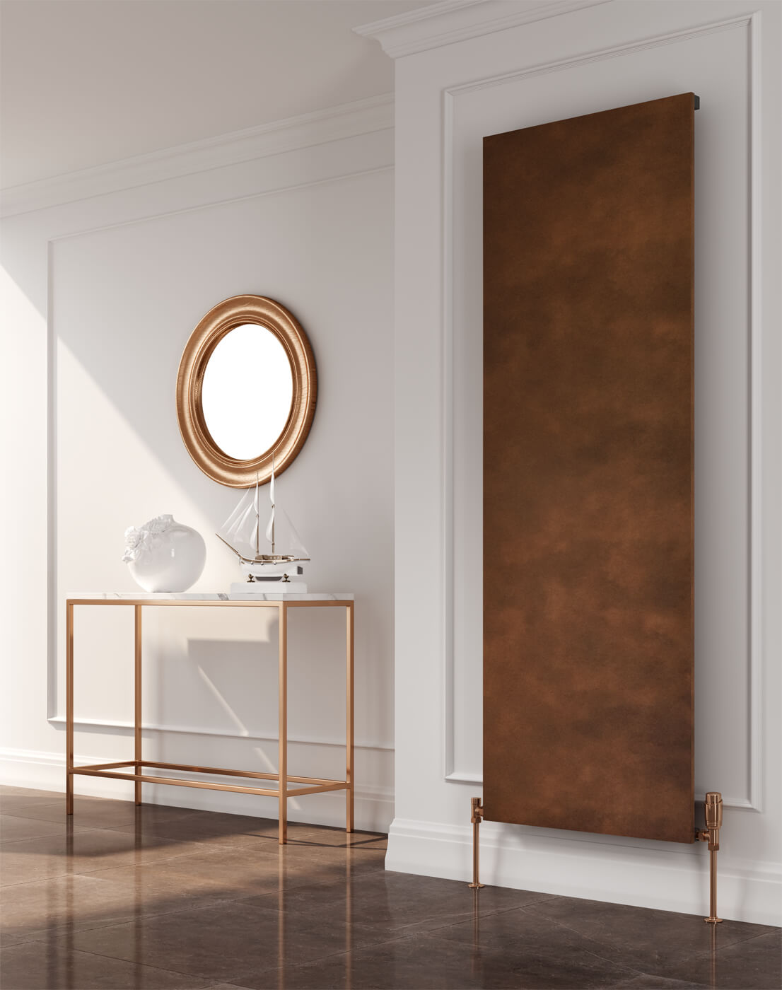 Reina Brenta 1800mm High Aluminium Vertical Radiator