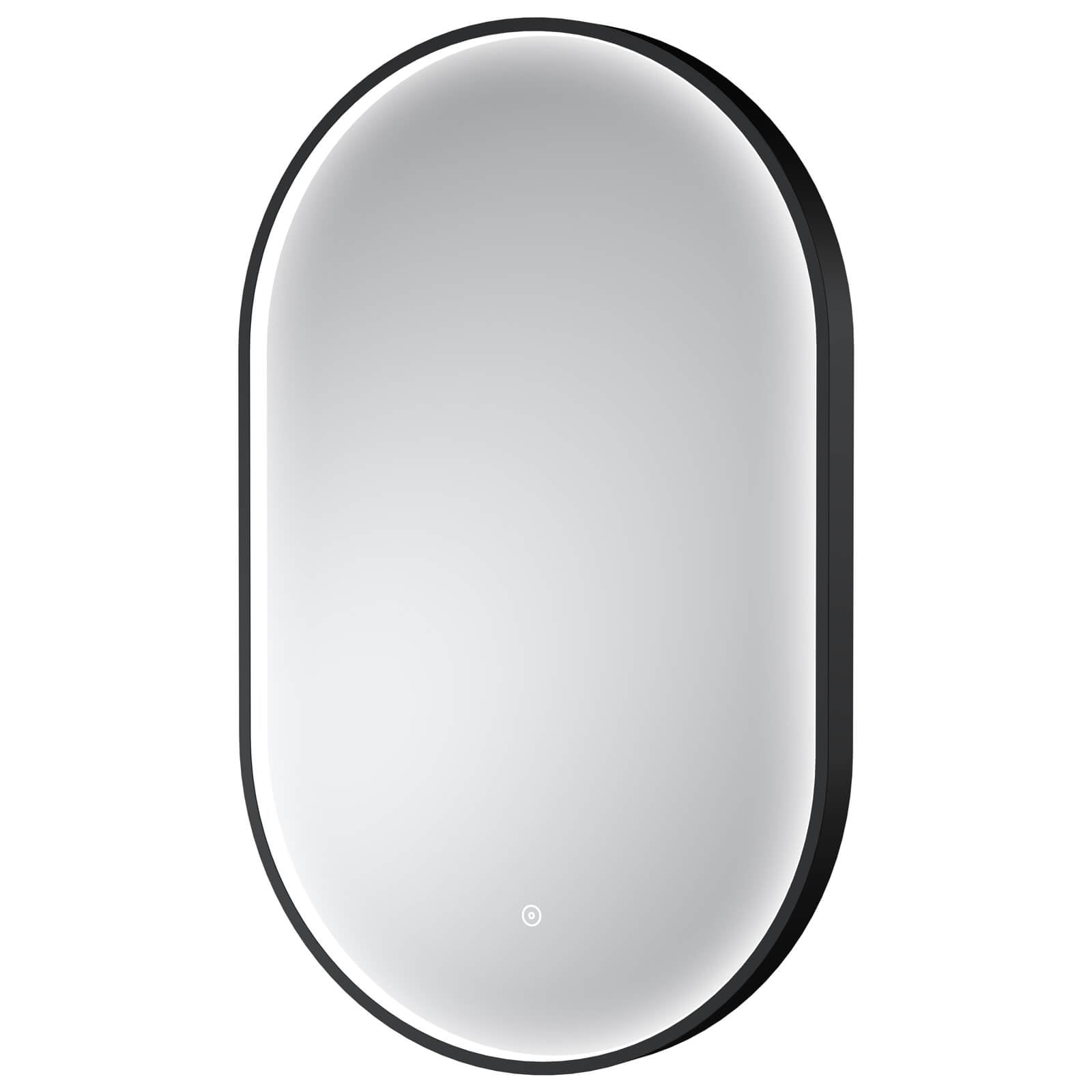 Hudson Reed Columba 500 x 800mm Framed LED Touch Sensor Mirror