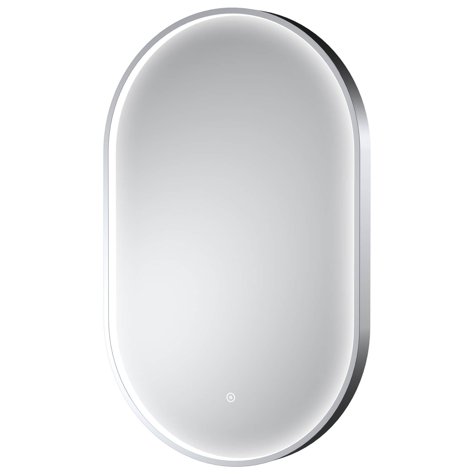 Hudson Reed Columba 500 x 800mm Framed LED Touch Sensor Mirror