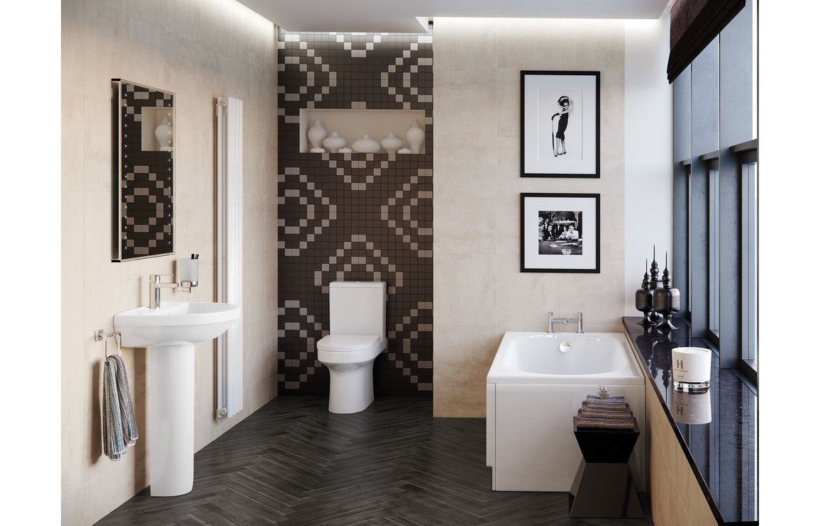 Laurus Rimless Back To Wall Comfort Height WC & Soft Close Seat