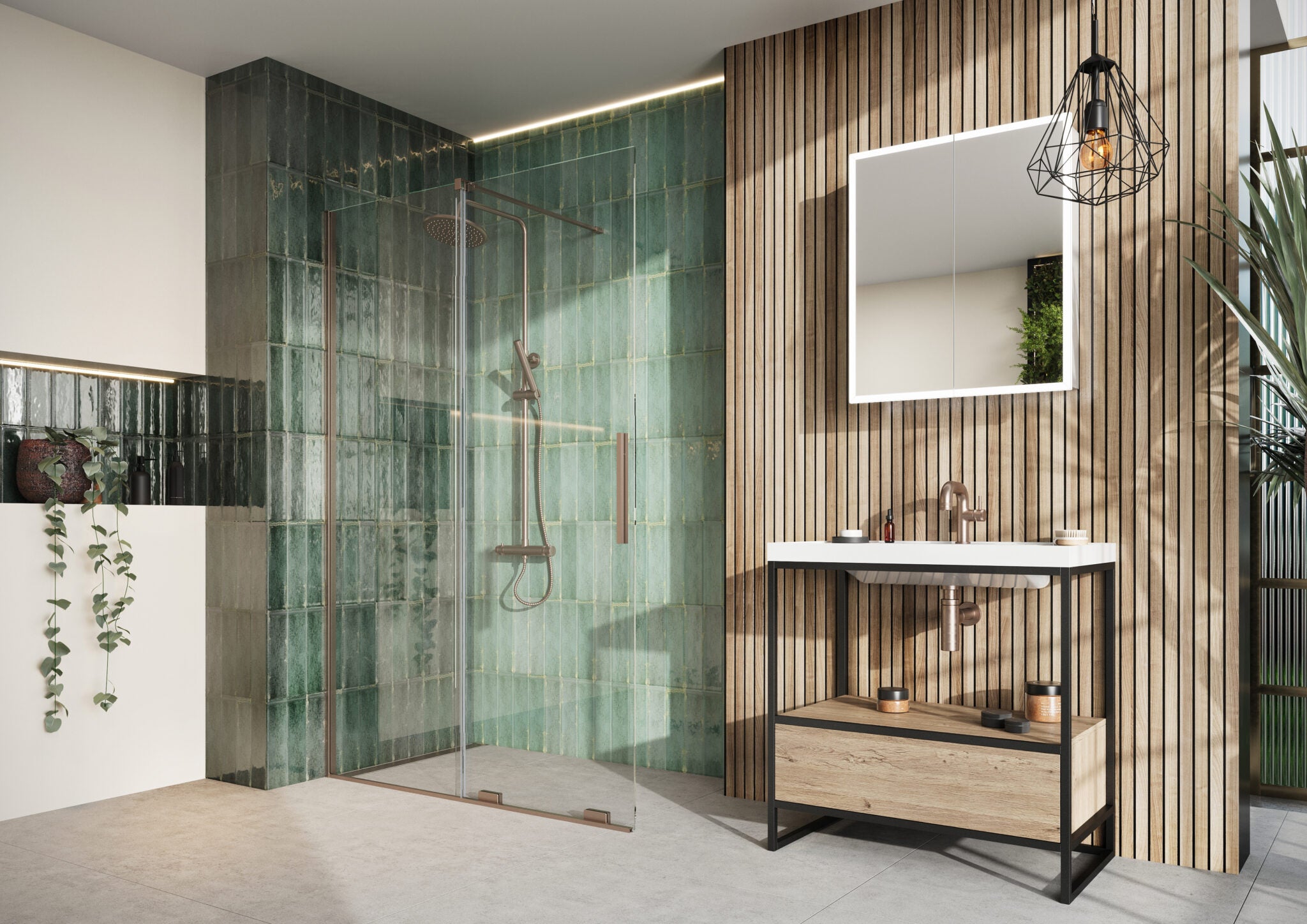Monolux 8mm Easy Clean 2m Tall Sliding or Wetroom Shower Door & Optional Side Panel - Chrome