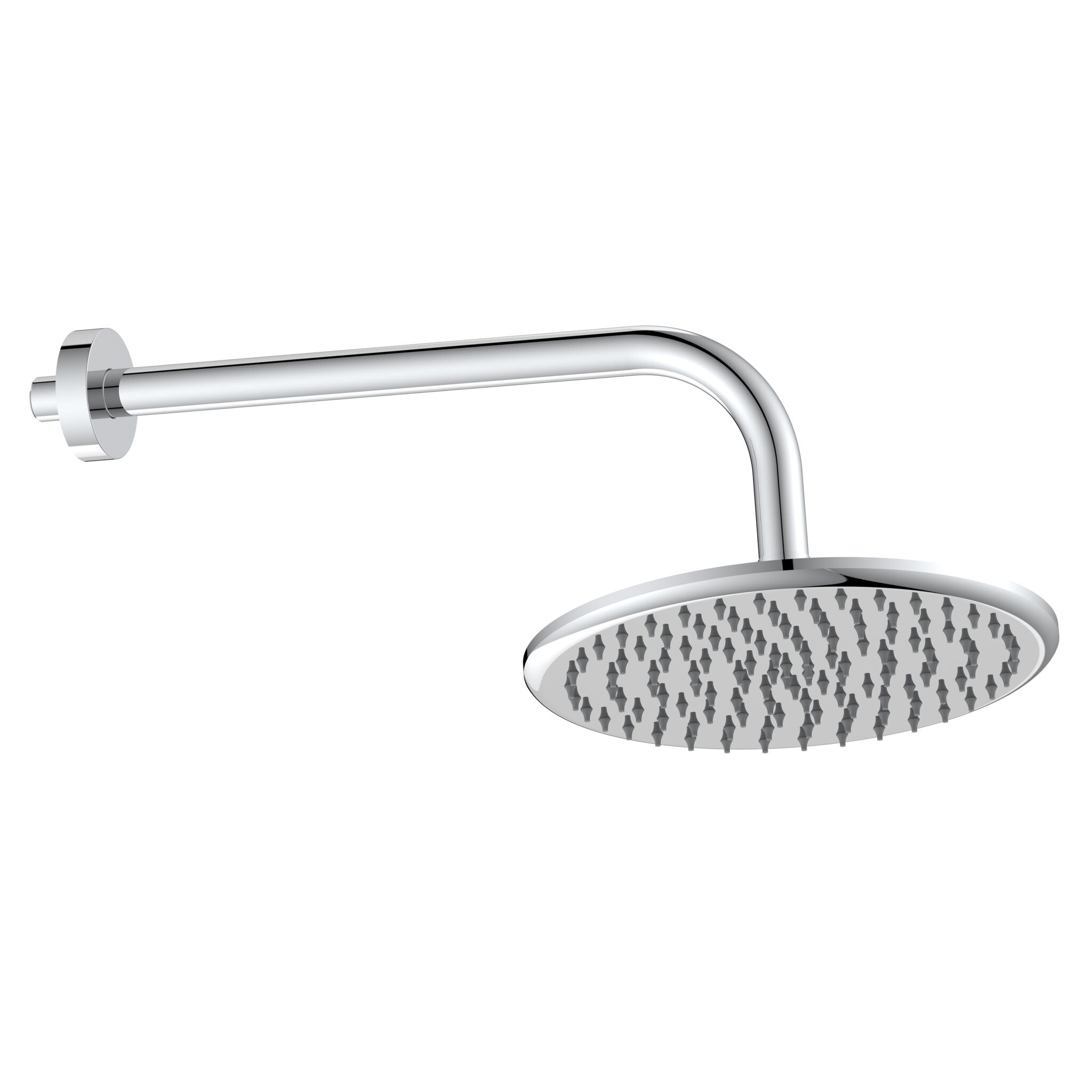 Round Shower Arm & Head Brushed Nickel