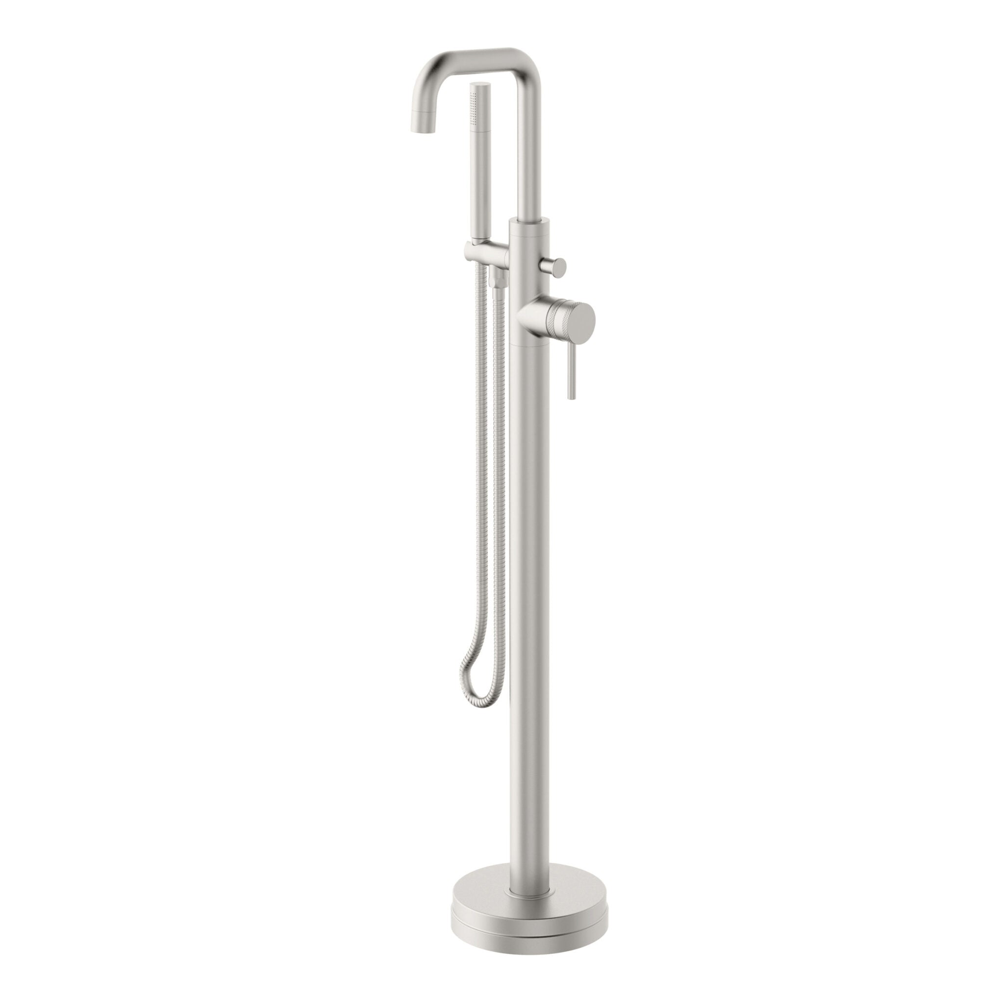 Cre Freestanding Bath Shower Mixer Brushed Nickel