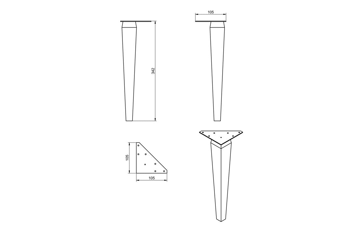 CLICK Set of Two Legs - Matt Clay