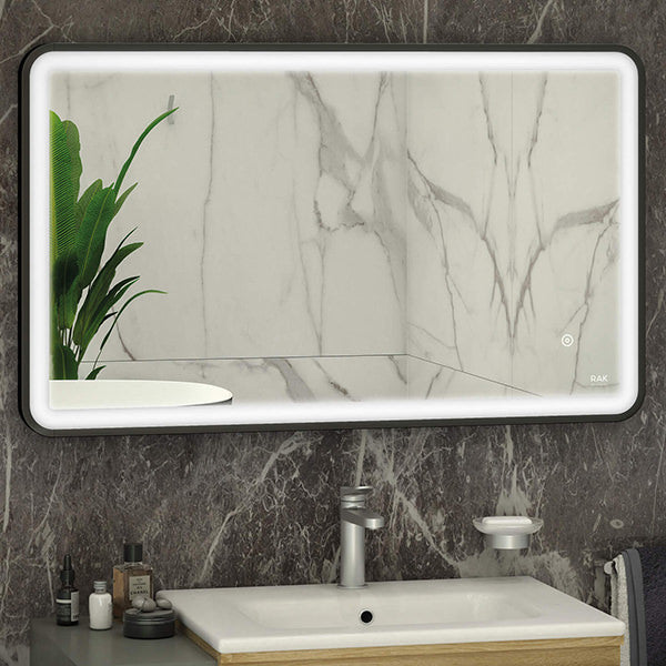 Rak Art Soft 500 x 700mm LED Illuminated Mirror With Demistar Pad