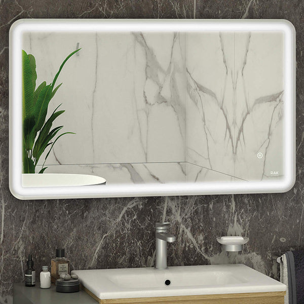 Rak Art Soft 500 x 700mm LED Illuminated Mirror With Demistar Pad