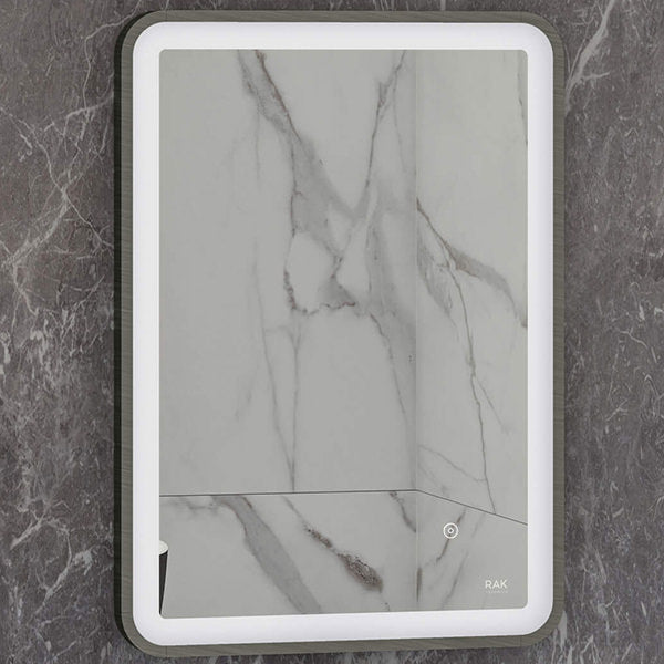 Rak Art Soft 500 x 700mm LED Illuminated Mirror With Demistar Pad