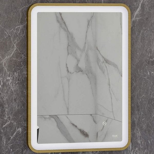 Rak Art Soft 500 x 700mm LED Illuminated Mirror With Demistar Pad