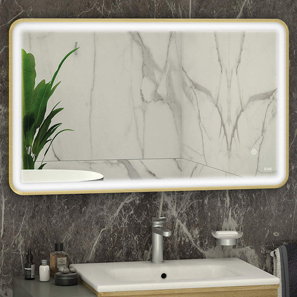 Rak Art Soft 500 x 700mm LED Illuminated Mirror With Demistar Pad