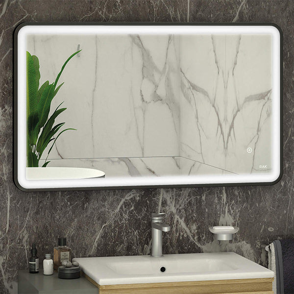 Rak Art Soft 500 x 700mm LED Illuminated Mirror With Demistar Pad