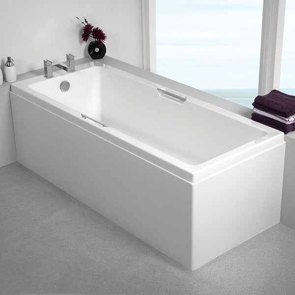 Carron Quantum Integra Eco 5mm White Acrylic Bath With Twin Grip