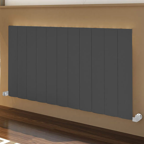 Tivolis Lugo 600mm High Double Panel Horizontal Aluminium Radiator