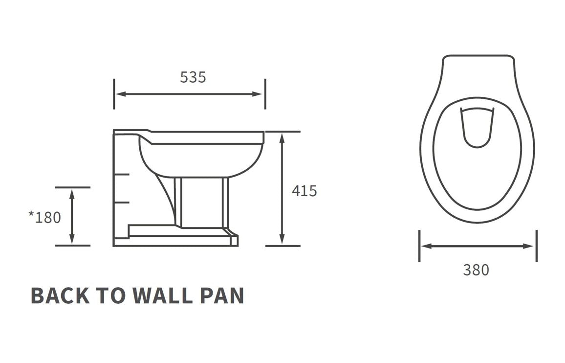 Amyris Back To Wall WC & Soft Close Seat