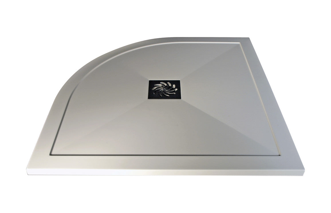 25mm Ultra-Slim Offset Quadrant Tray & Waste