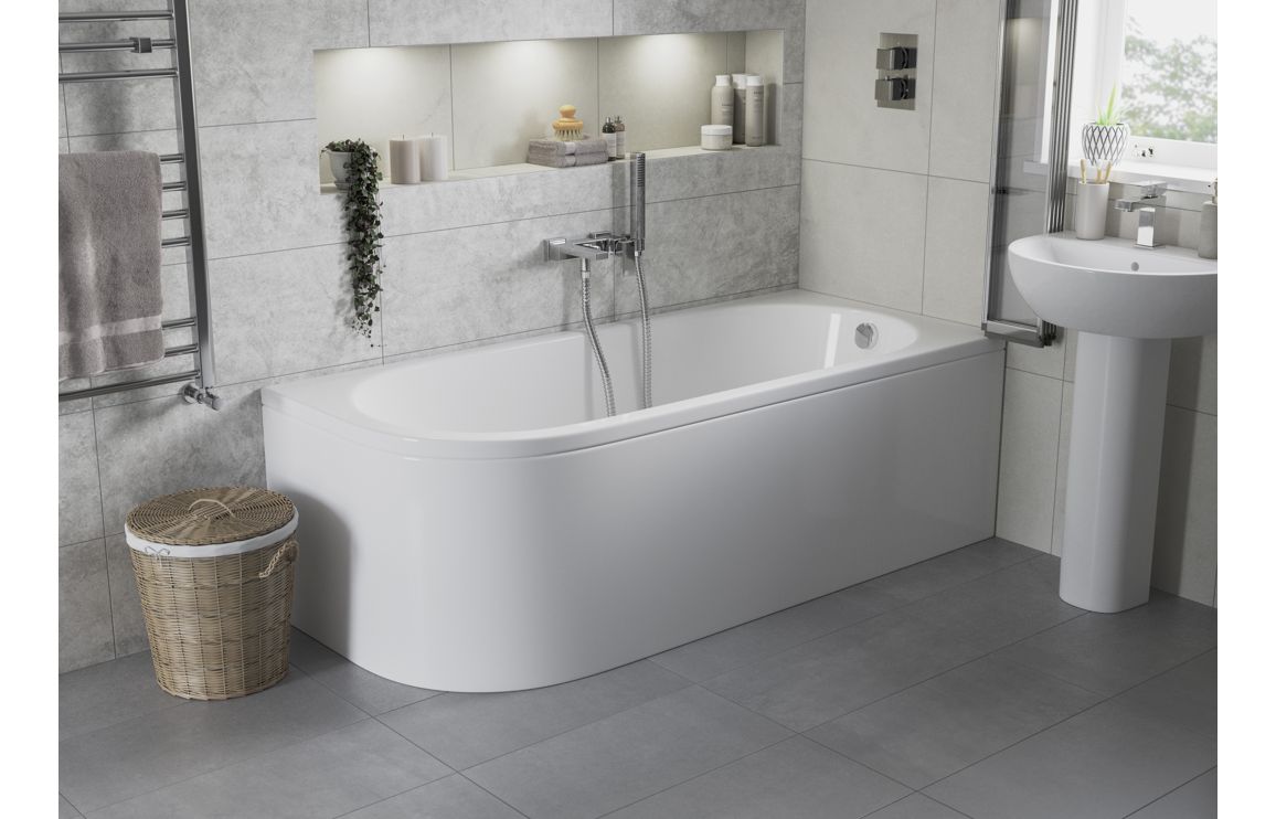 Tuscany 450x400mm 1TH Basin & Full Pedestal